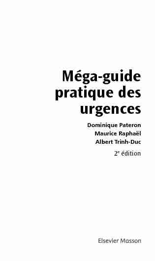 Méga-guide pratique des urgences
