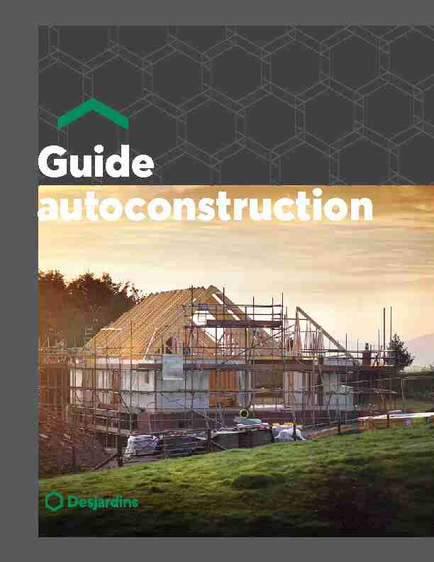 Guide autoconstruction – Québec