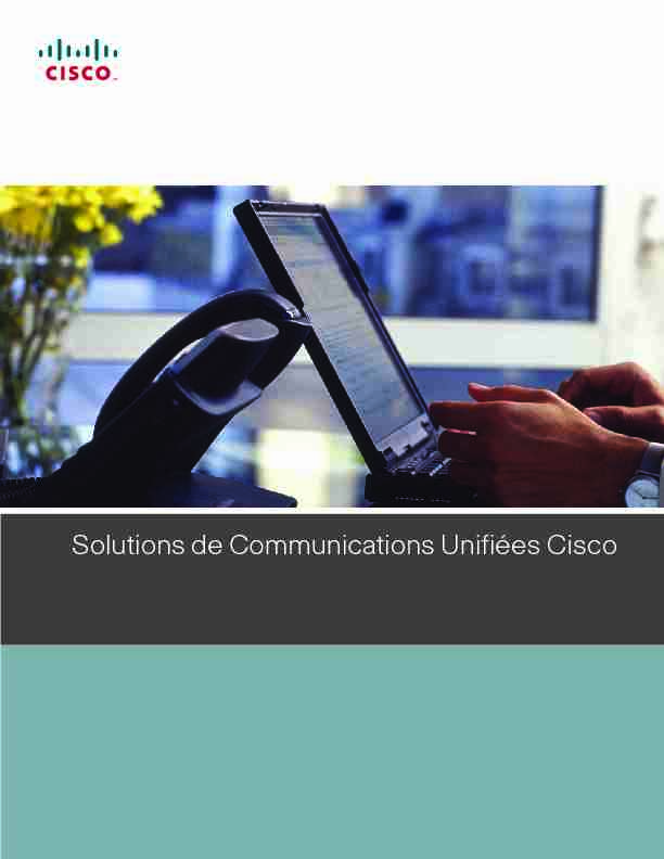 Solutions de Communications Unifiées Cisco