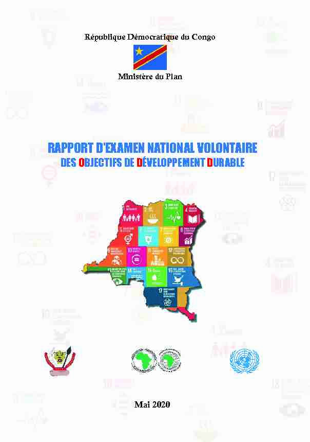 rapport dexamen national volontaire - des objectifs de
