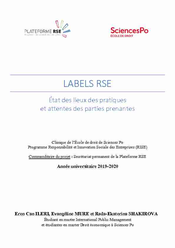 Labels RSE