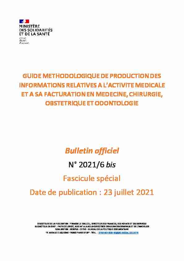 Bulletin officiel spécial n° 2021/6 bis du 23 juillet 2021