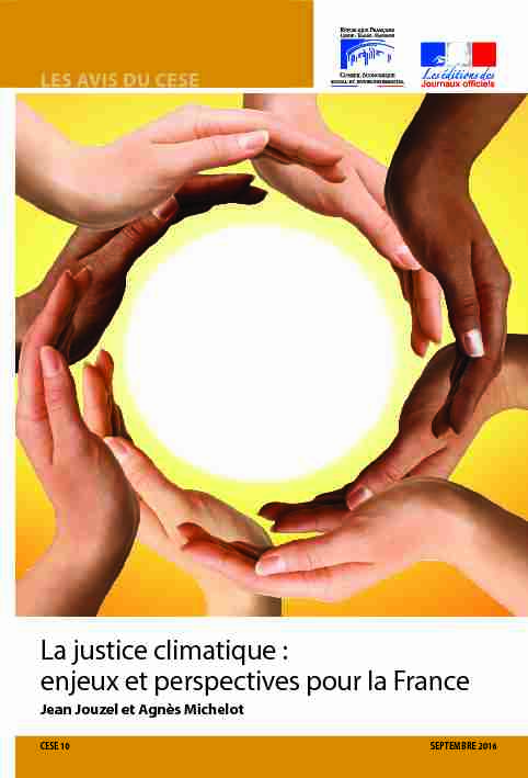 La justice climatique : enjeux et perspectives pour la France