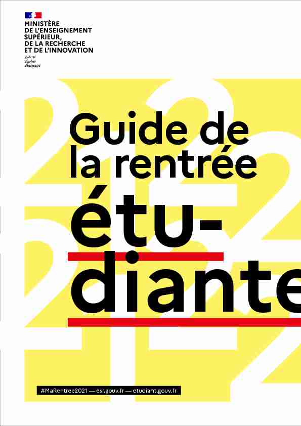 #MaRentree2021 — esr.gouv.fr — etudiant.gouv.fr