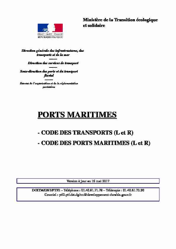 V7 Recueil Ports maritimes 16 mai 2017 V7 VuVH Prêt