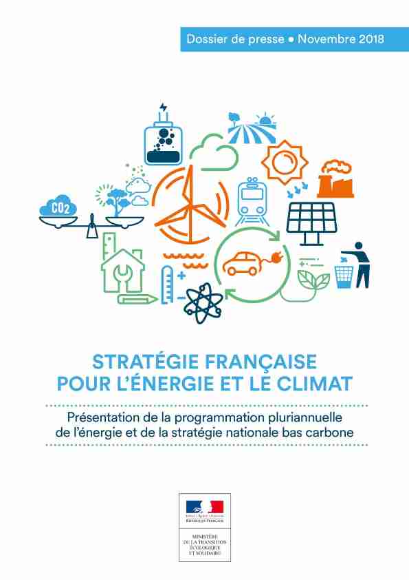 la Stratégie française pour lénergie et le climat