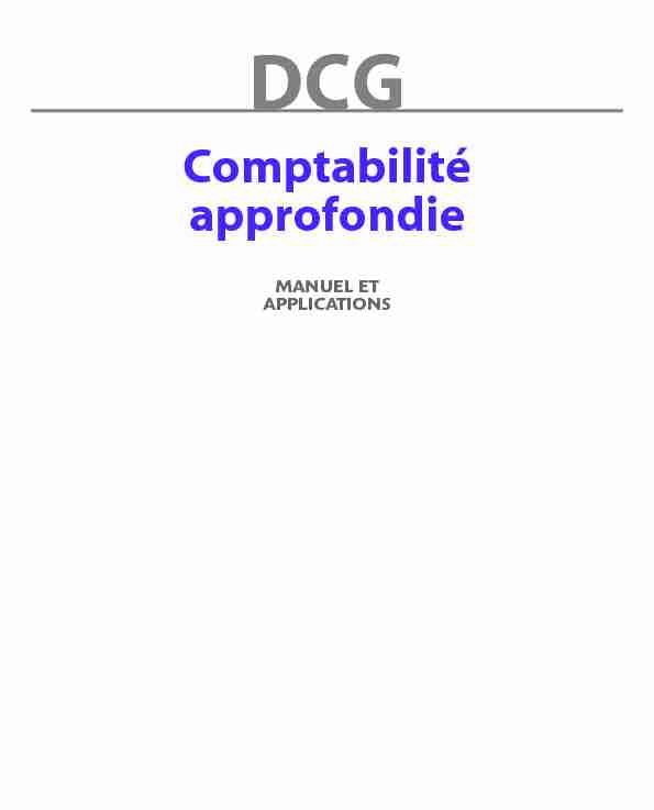 [PDF] Comptabilité approfondie - Dunod