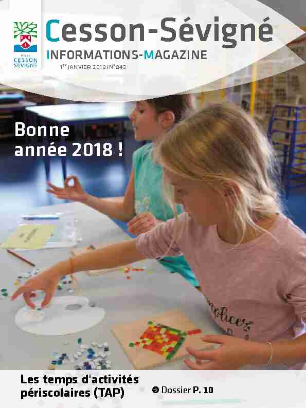 [PDF] Bonne année 2018  - Ville de Cesson-Sévigné