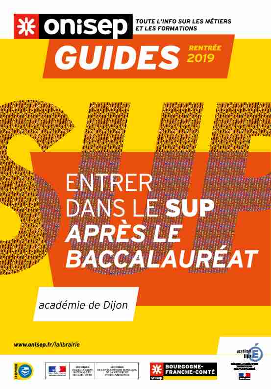 [PDF] LES BTS - CPE et Vie scolaire - Académie de Dijon