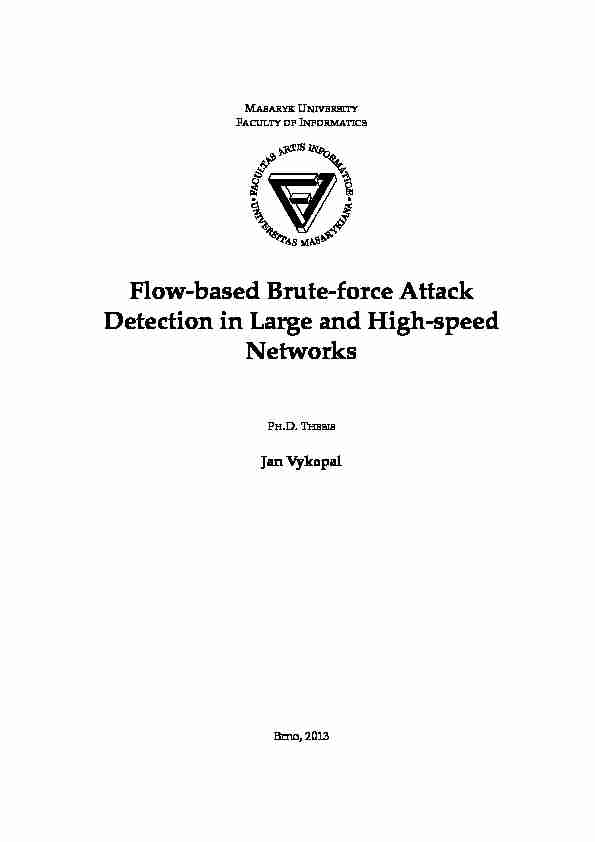Flow-based Brute-force Attack Detection in Large and High-speed