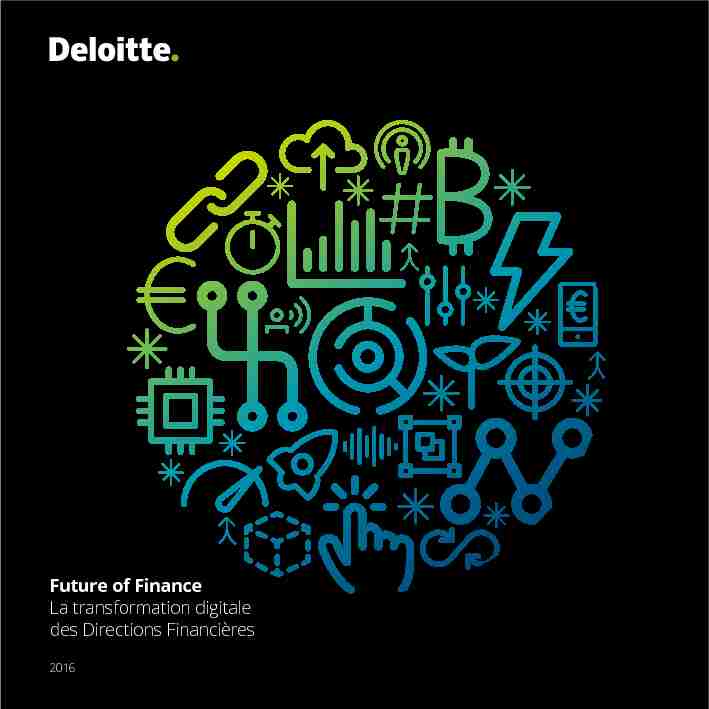 Future of Finance La transformation digitale des Directions