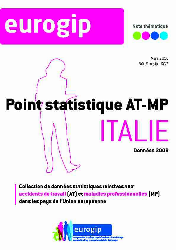 Point statistique AT-MP Italie données 2008