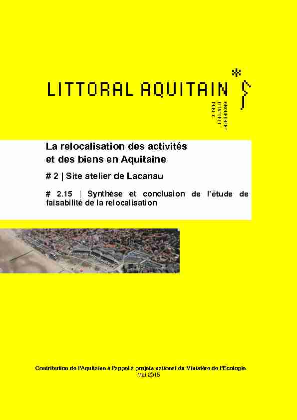 [PDF] Schéma directeur vélo littoral Aquitain - Actu Environnement