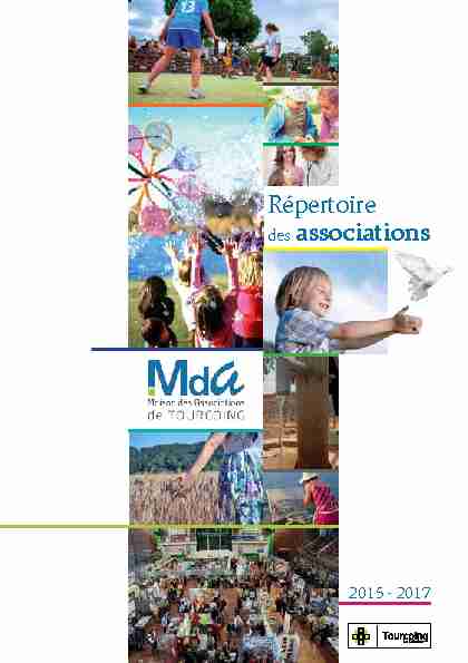 [PDF] Répertoire des associations - MDA Tourcoing