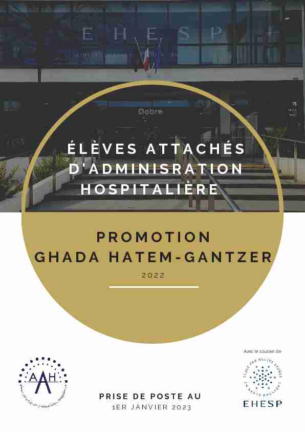 PROMOTION GHADA HATEM-GANTZER
