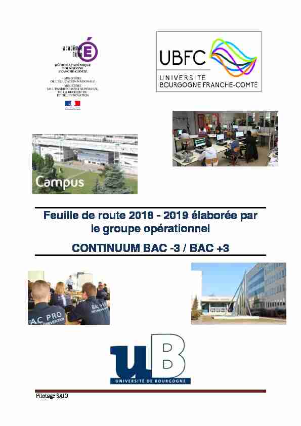 Expérimentation liaison bac pro/BTS académie de Besançon