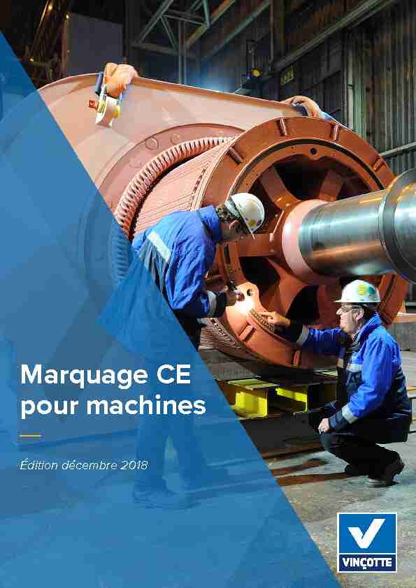 Marquage CE pour machines