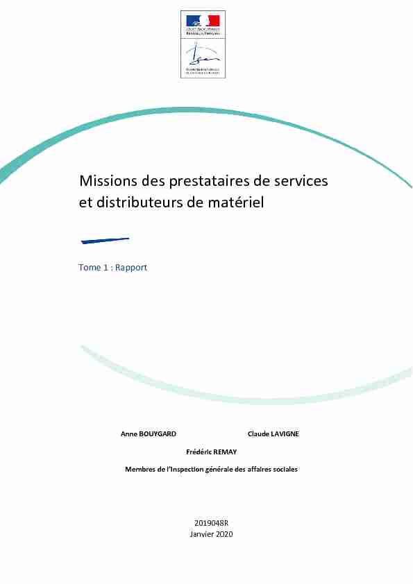 [PDF] Tome 1 - Inspection générale des affaires sociales