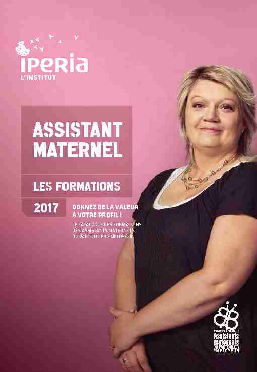 LES FORMATIONS 2017