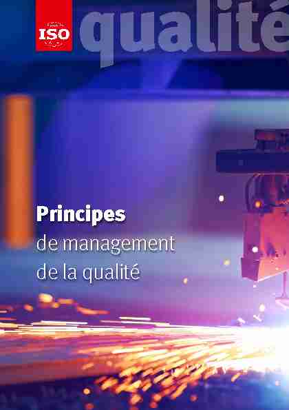 [PDF] Principes de management de la qualité - ISO