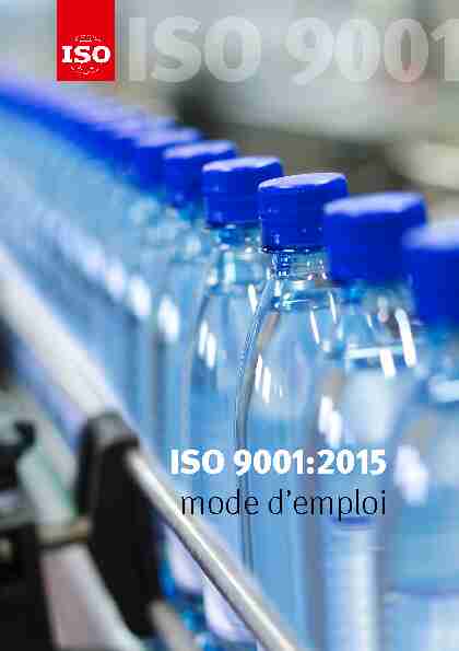 ISO 9001-2015 - Mode d'emploi