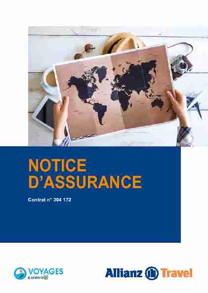 Notice dassurance - Contrat n° 304 172