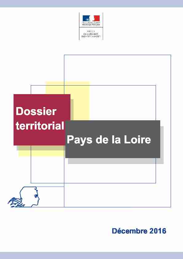 Dossier territorial Pays de la Loire