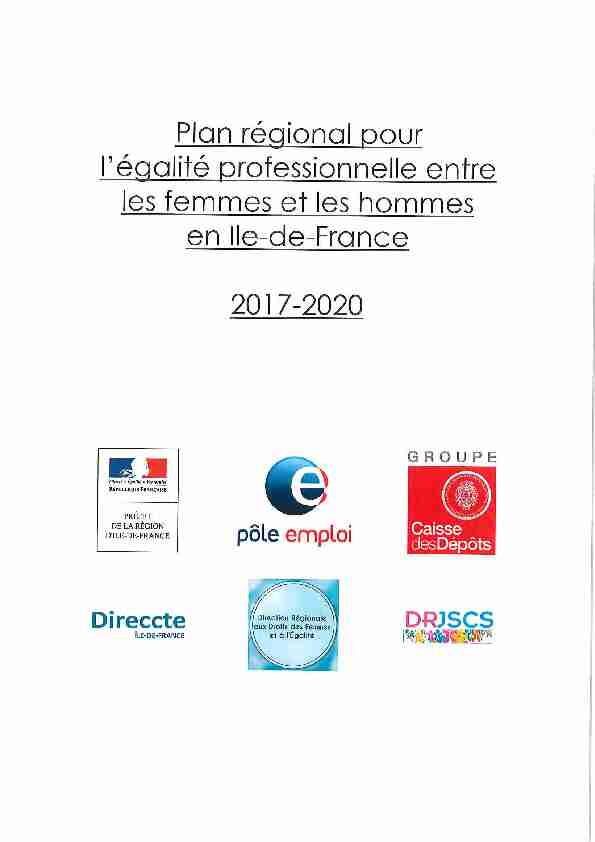 [PDF] Plan régional pour légalité professionnelle femmes-hommes PDF