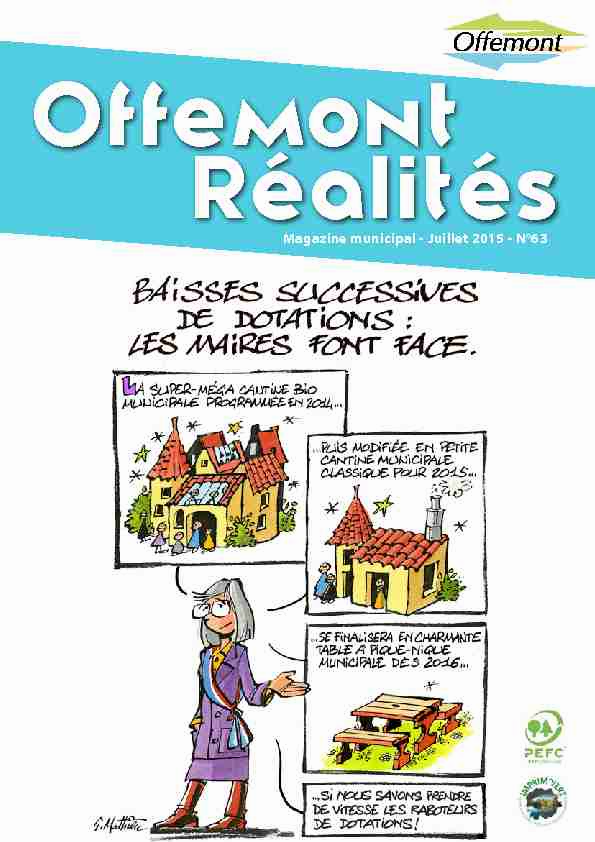 Magazine municipal - Juillet 2015 - N°63