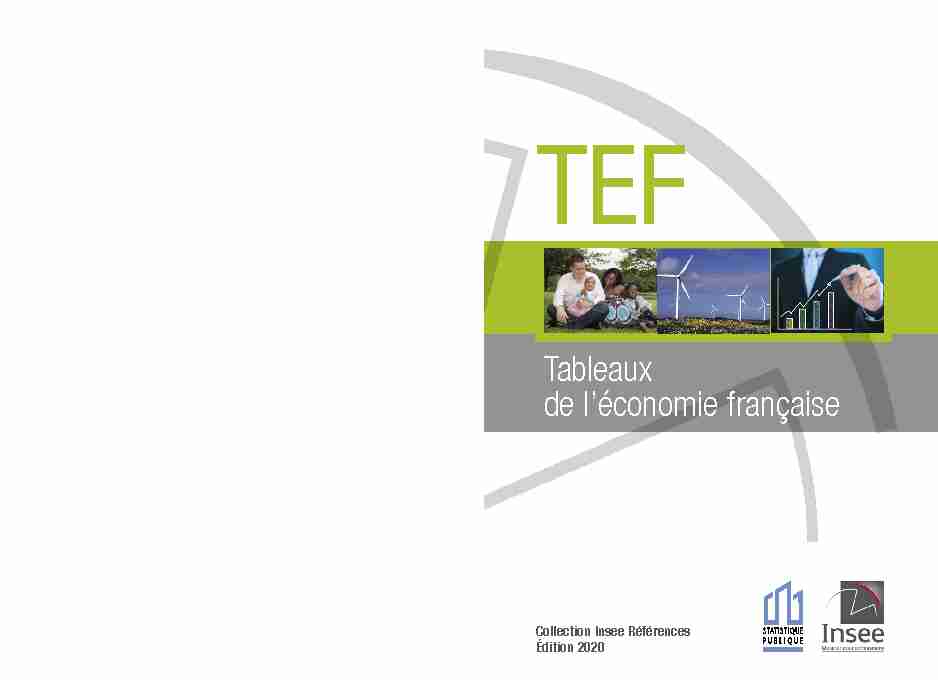 TEF - Tableaux de léconomie française