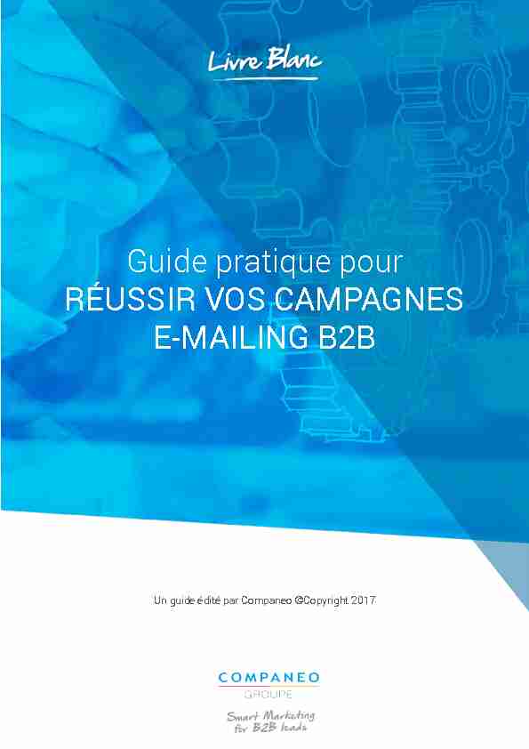 Guide pratique pour RÉUSSIR VOS CAMPAGNES E-MAILING B2B