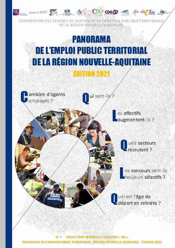 PANORAMA DE LEMPLOI PUBLIC TERRITORIAL DE LA RÉGION
