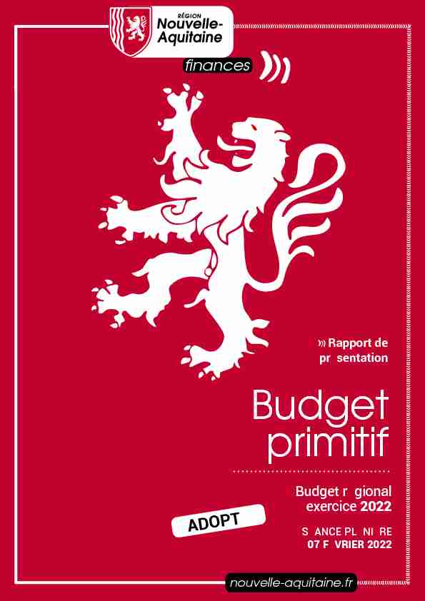 Budget primitif