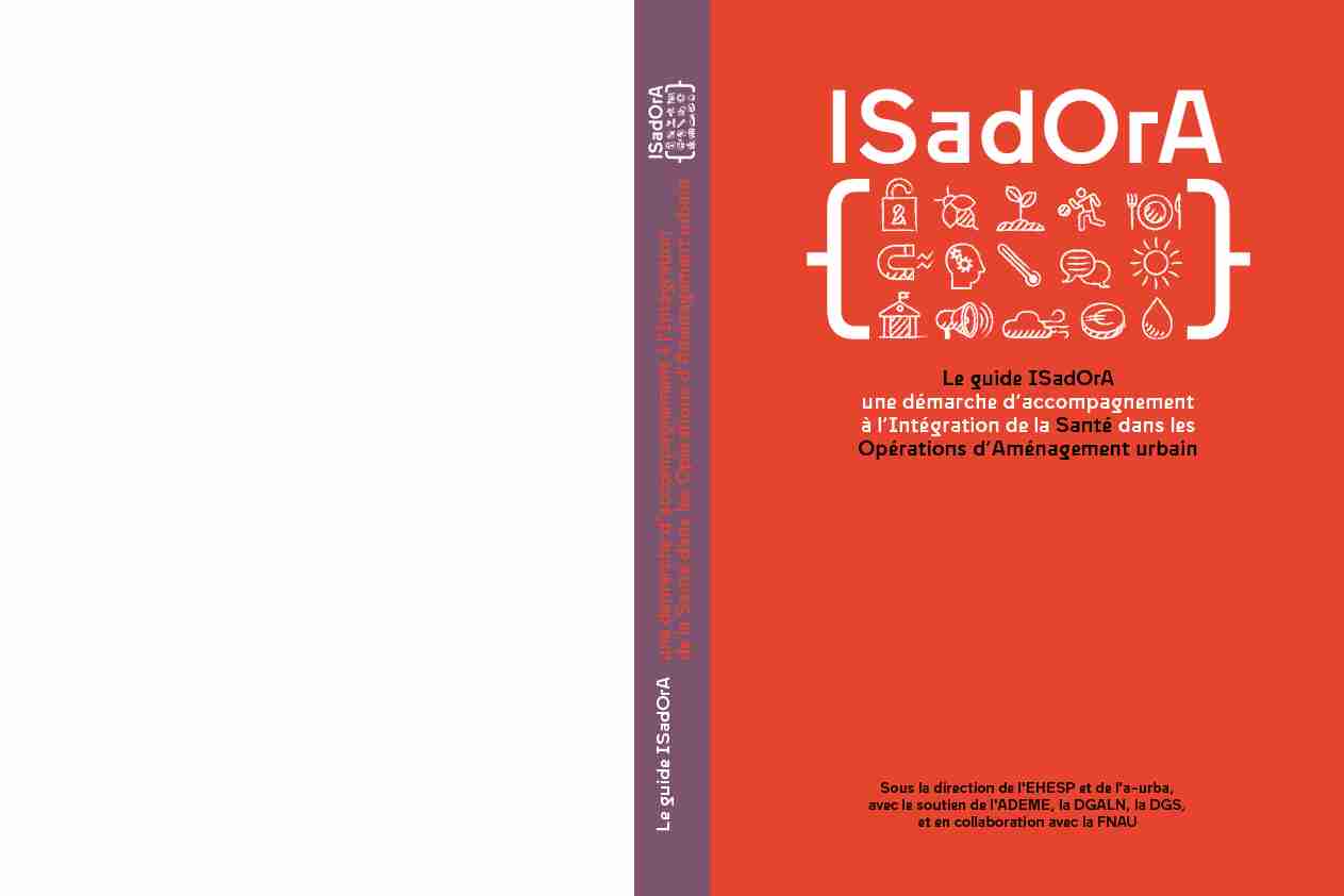 Le guide ISadOrA une démarche daccompagnement à lIntégration