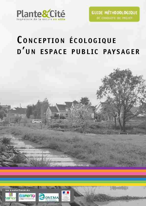 [PDF] conception écologique dun espace public paysager - Actu