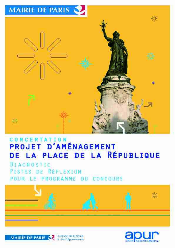 Projet daménagement de la place de la République - Paris