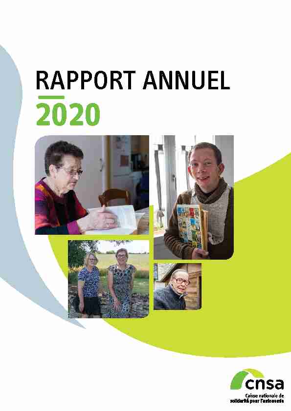 CNSA Rapport annuel 2020