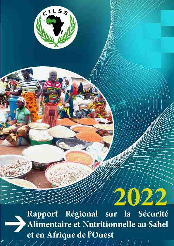 Rapport Régional sur la Sécurité Alimentaire et Nutritionnelle au