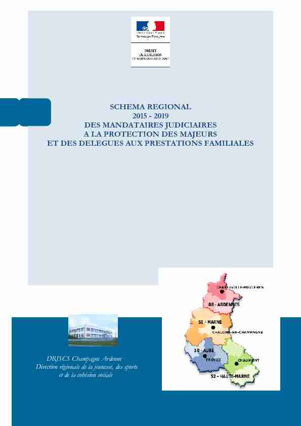 SCHEMA REGIONAL 2015 - 2019 DES MANDATAIRES