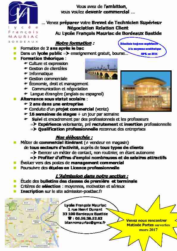 [PDF] Vous avez de lambition, - Académie de Bordeaux