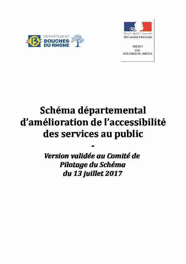 Schéma départemental damélioration de laccessibilité des services