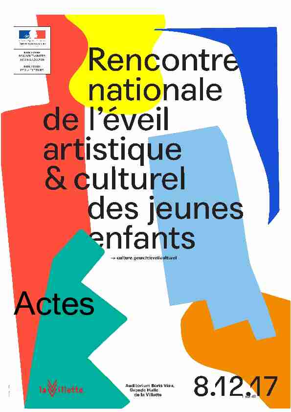 8.12.17 Rencontre nationale de léveil artistique & culturel des