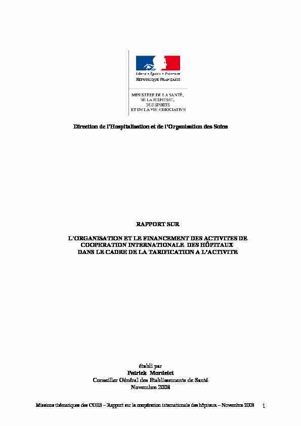 [PDF] COOP – INTER -RAPPORT - Ministère des Solidarités et de la Santé