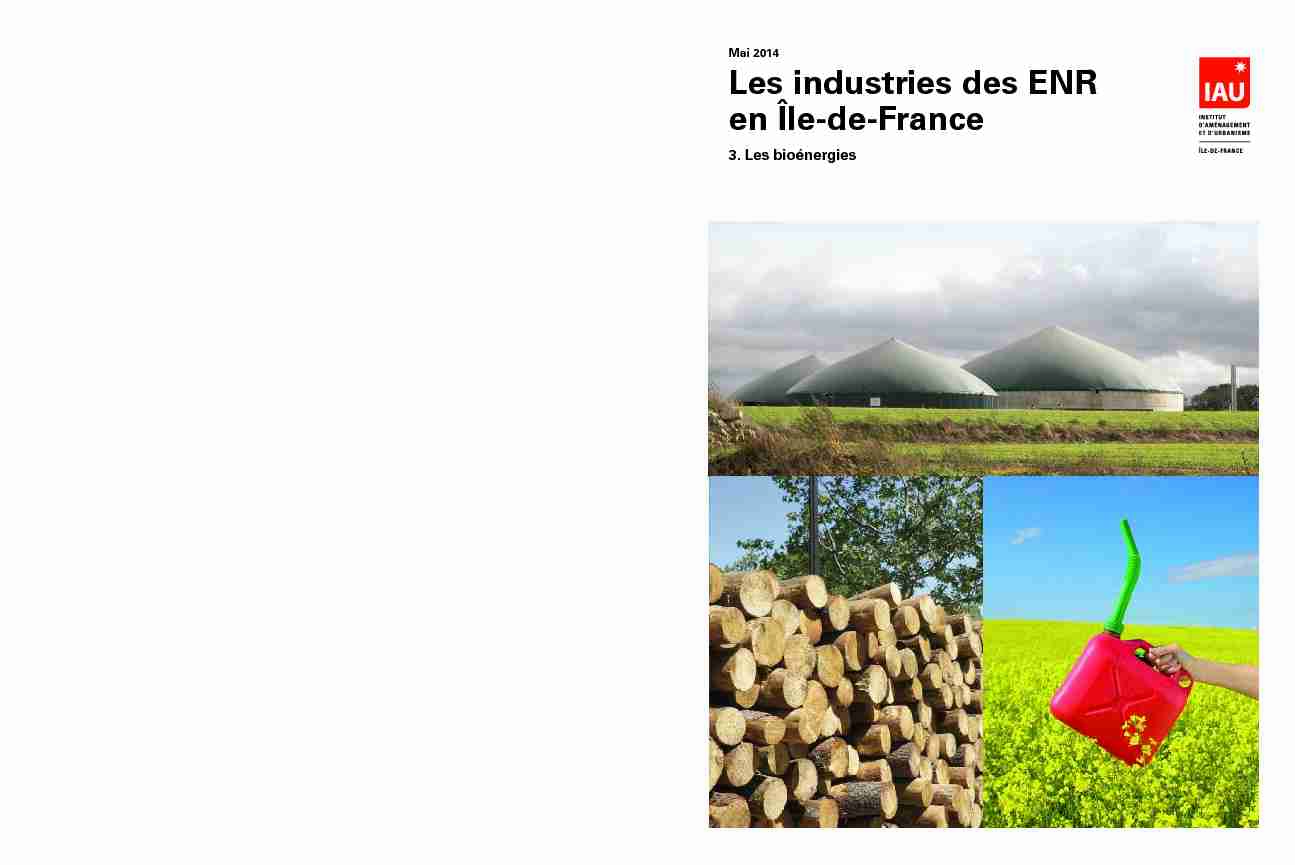 Les industries des ENR en Île-de-France