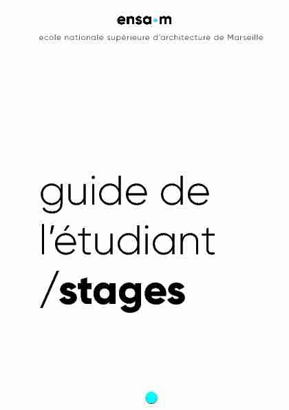 guide de létudiant /stages