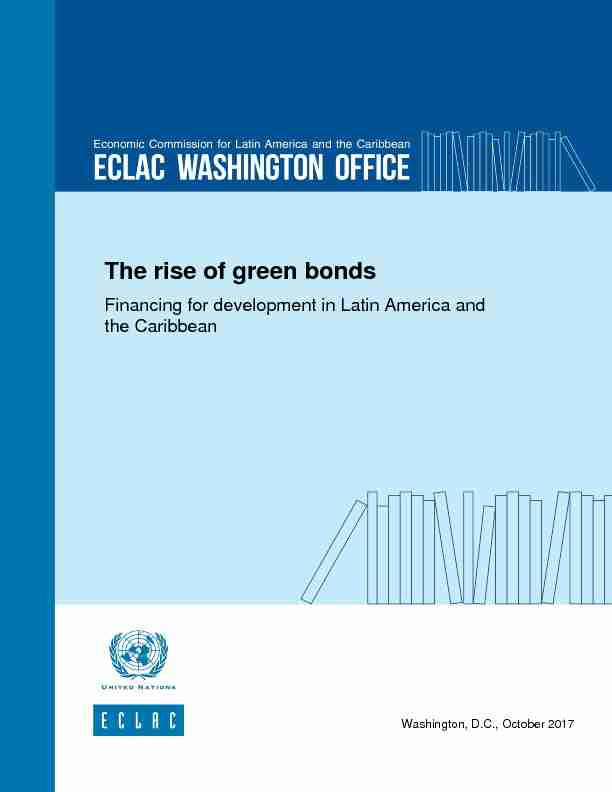 The rise of green bonds - Financing for development in Latin