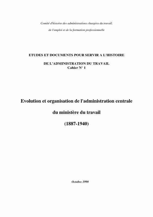 [PDF] (dernière version) - Ministère du Travail