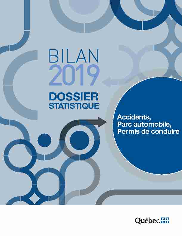 Dossier statistique - Bilan routier 2019 - Accidents parc automobile