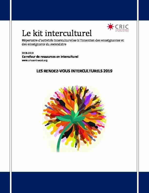 Le kit interculturel