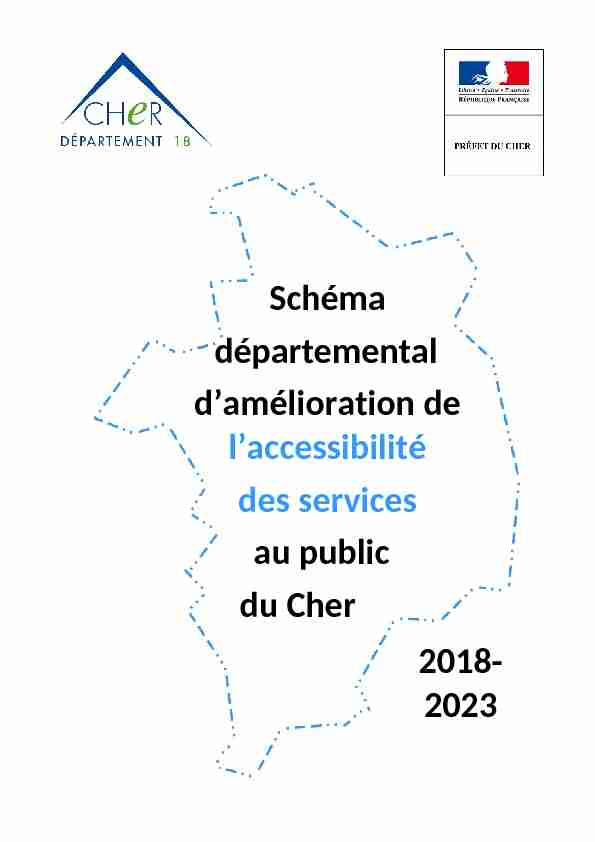 Schéma départemental damélioration de laccessibilité des services